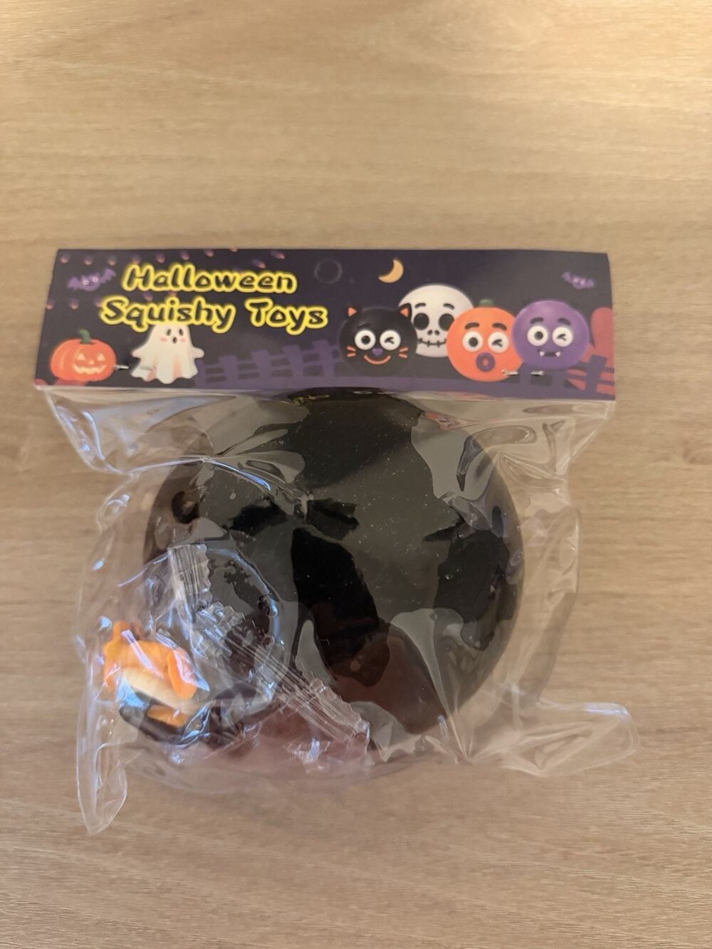 Halloween Black Cat Smusher-Style Face Swap Squishy Sensory Fidget Toy New